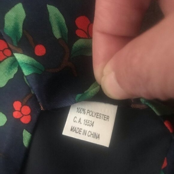 Vintage FUNTYME Holly Christmas Tie Holiday Novelty Neckwear 90s Teacher Party - Picture 2 of 4